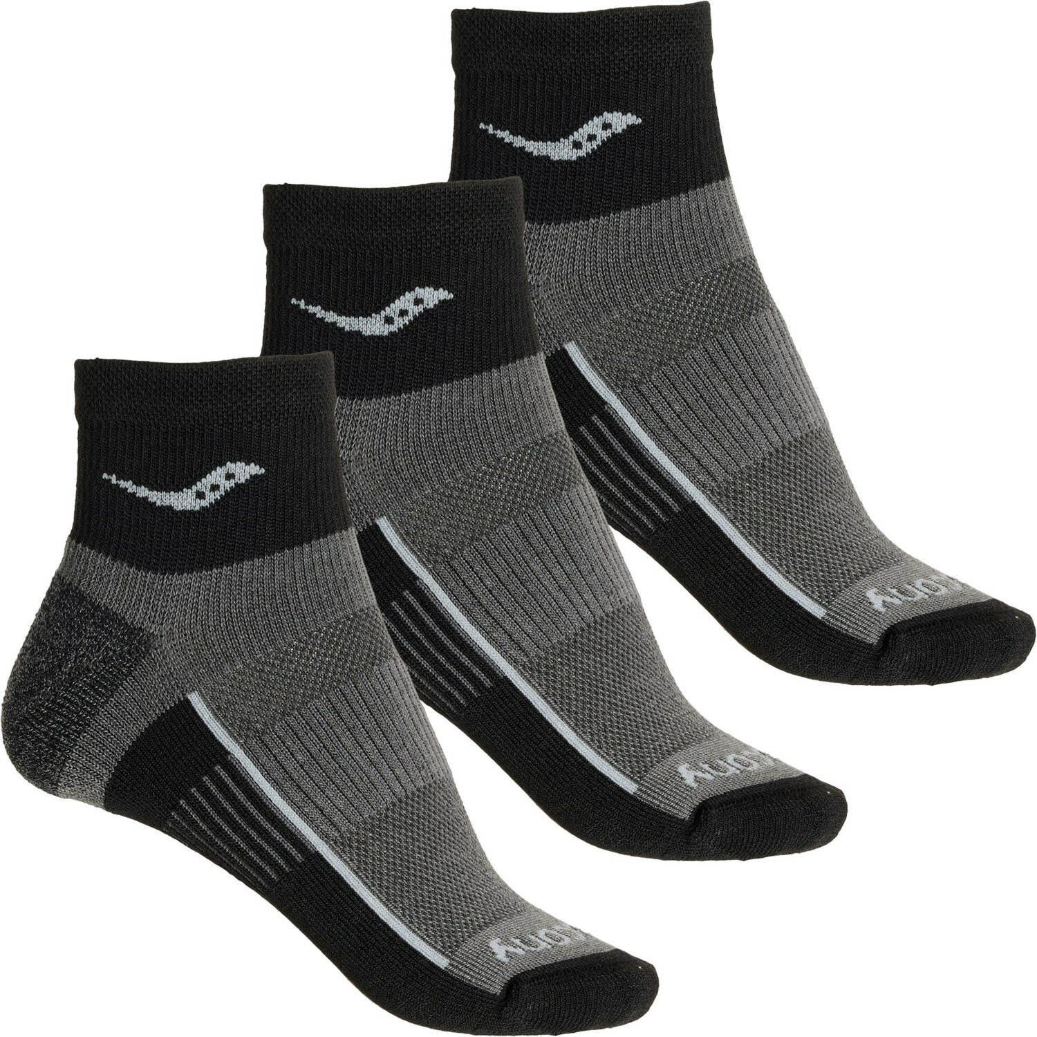 (取寄) サッカニー レディース インフェルノ クッション ソックス Saucony women Inferno Cushion Socks (For Women) Black
