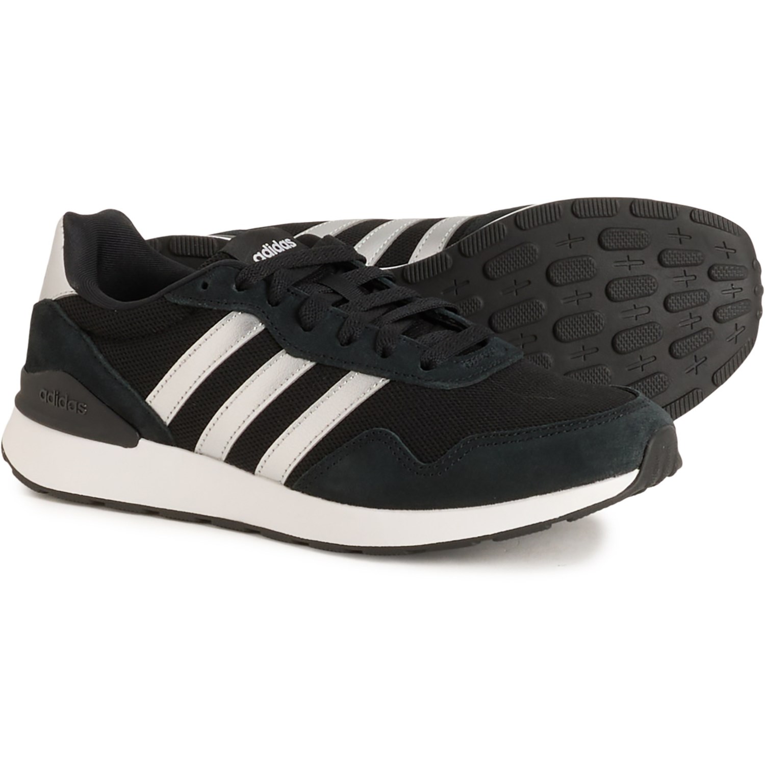 (取寄) アディダス レディース ラン 60s 4.0 スニーカー adidas women Run 60s 4.0 Sneakers (For Women) Black Silver