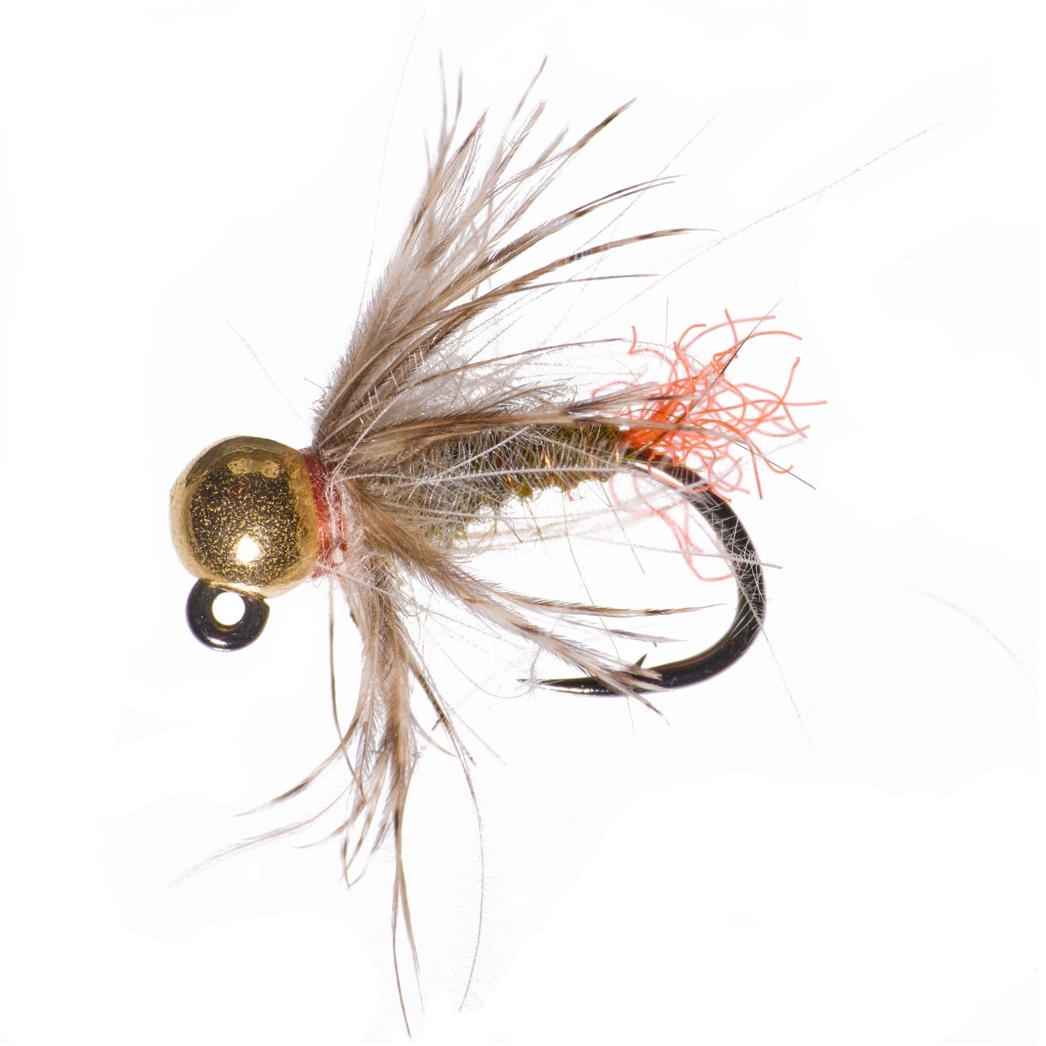 (取寄) モンタナフライカンパニー ジグ ホット B. ハレ ニンフ フライ - ダズン Montana Fly Company Jig Hot B. Hare Nymph Fly - Dozen Olive