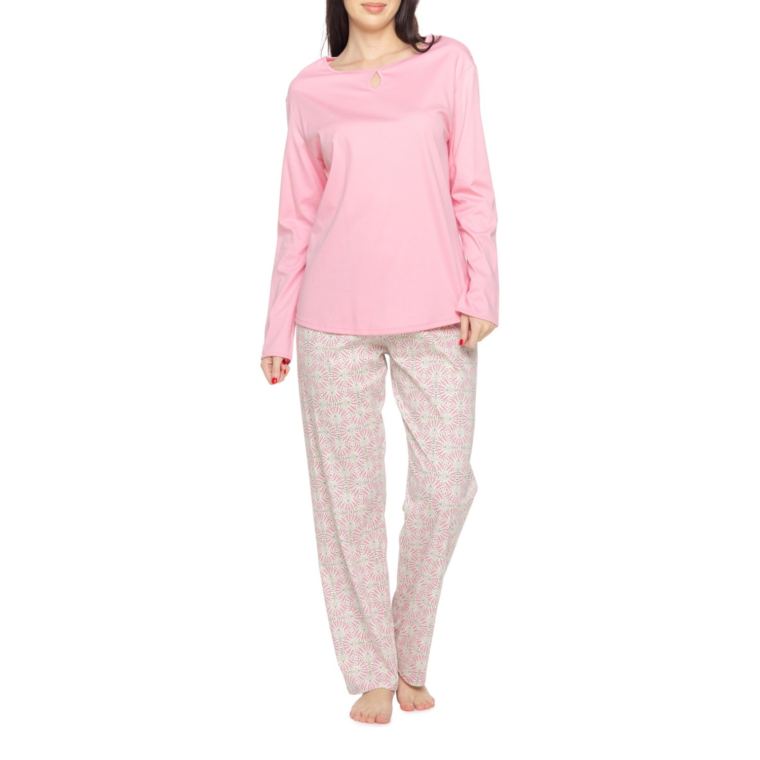 (���) ���������� �ɥ꡼�ॹ �ԥ奢 ���åȥ� �ѥ���� - ���� ���꡼�� Calida Sweet Dreams Pure Cotton Pajama...