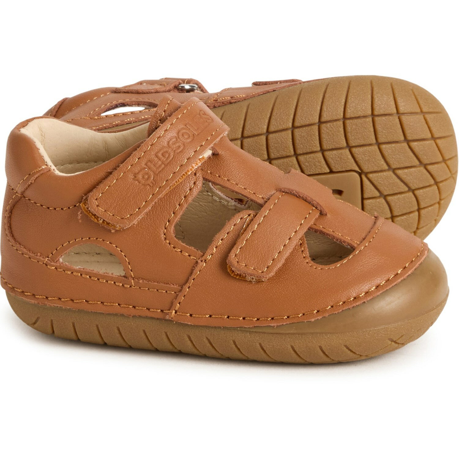 (取寄) オールド ソールズ トドラー ボーイズ アンド ガールズ レス パヴェ フィッシャーマン サンダル - レザー OLD SOLES Toddler Boys and Girls Res Pave Fisherman Sandals - Leather Tan