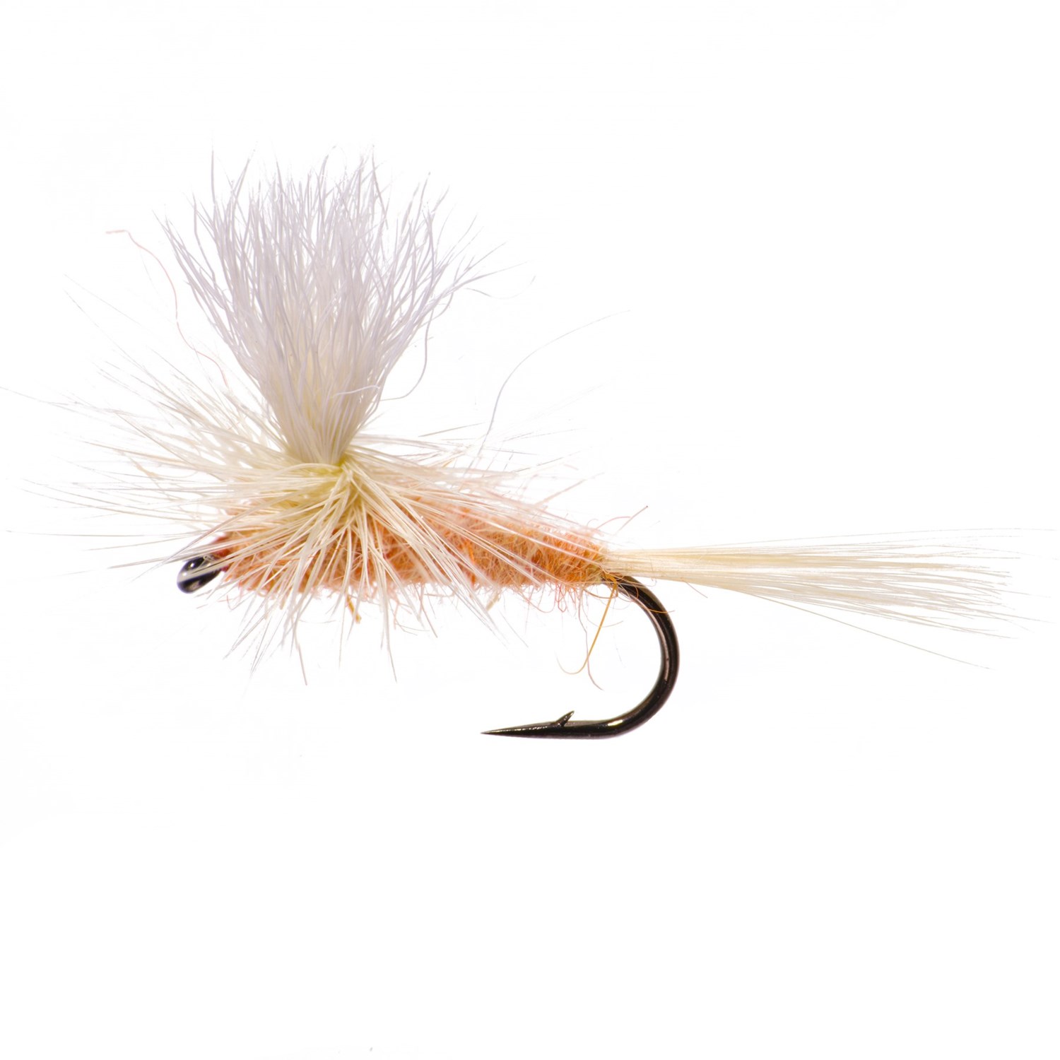 (取寄) モンタナフライカンパニー パラシュート ドライ フライ - ダズン Montana Fly Company Parachute Dry Fly - Dozen Light Orange