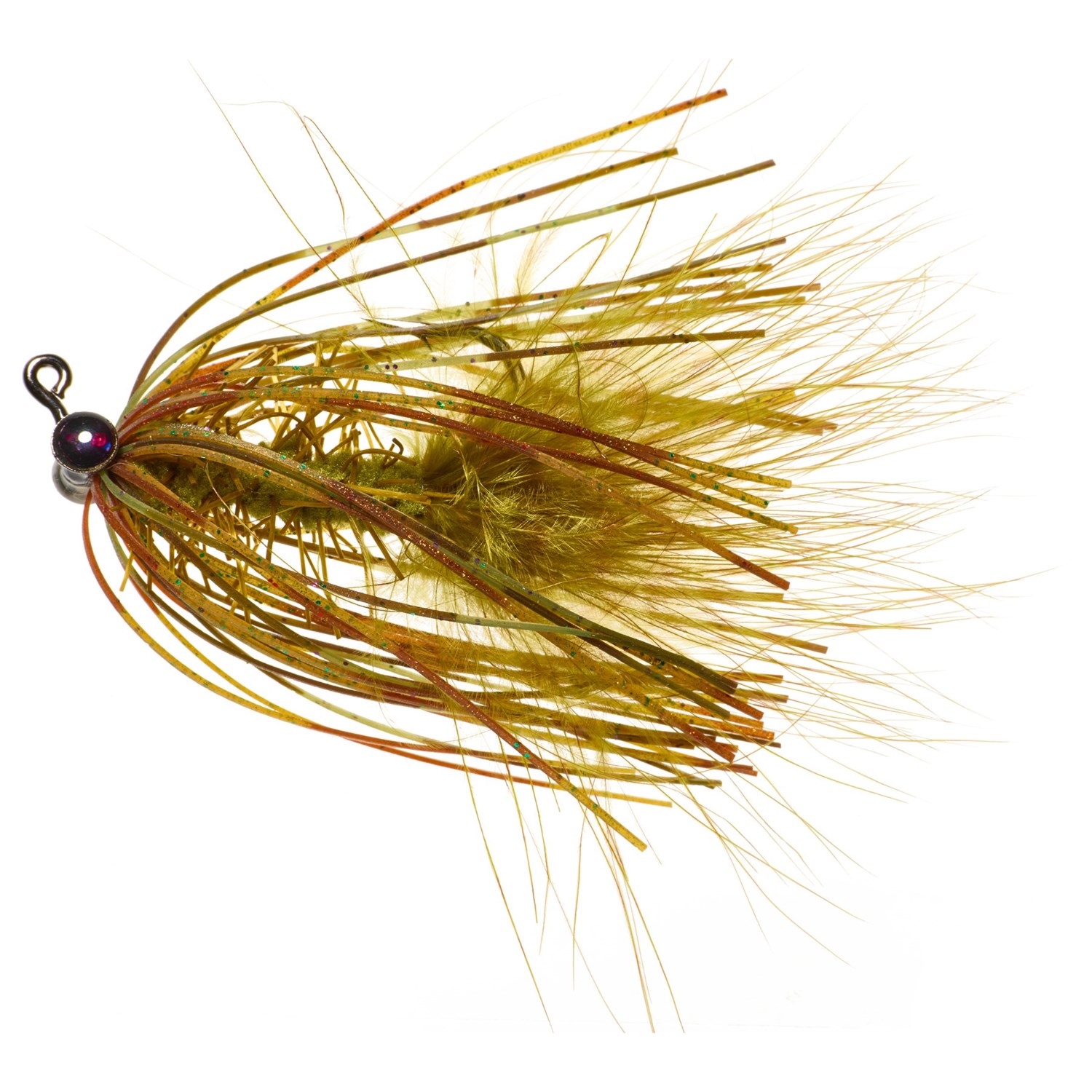 (取寄) モンタナフライカンパニー スベント スカーテッド ウォームウォーター フライ - ハーフ ダズン Montana Fly Company Svend Diesel's Skirted Creepers Warmwater Fly - Half Dozen Olive