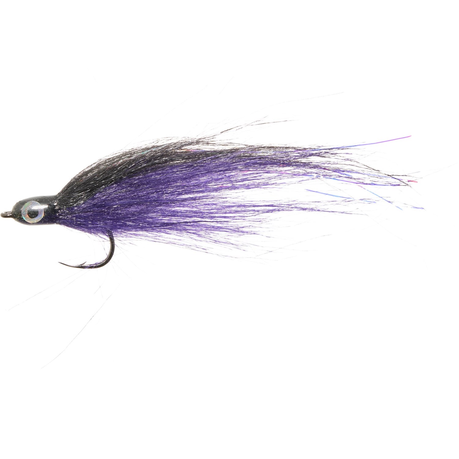 (取寄) アンプカ スルグ ミノー ストリーマー フライ - ハーフ ダズン UMPQUA SLG Minnow Streamer Fly - Half Dozen Black/Purple