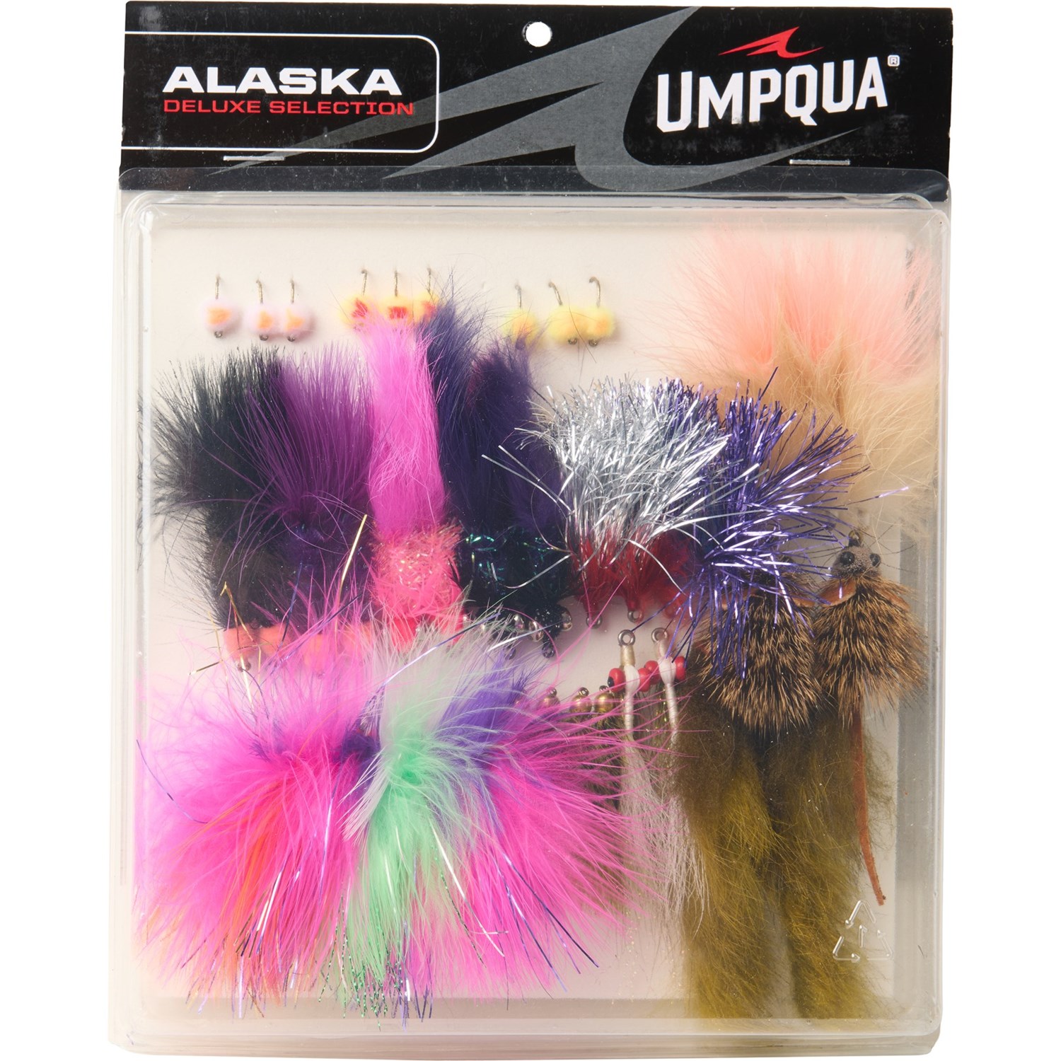 (取寄) アンプカ アラスカ ガイド デラックス フライ セレクション セット - UMPQUA Alaska Guide Deluxe Fly Selection Set - 42-Piece Multi