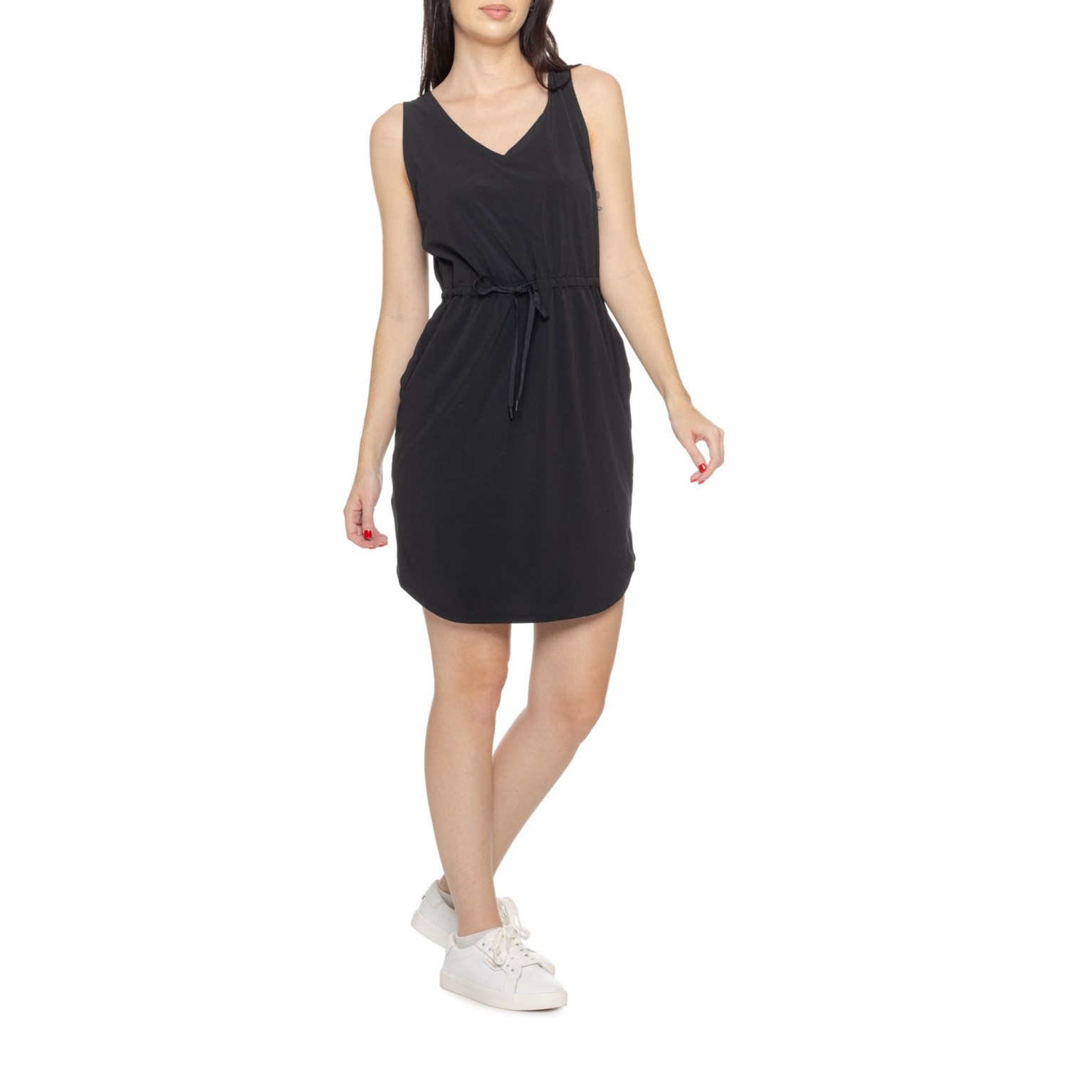 (取寄) エディーバウアー ディパーチャー タンク ドレス - Upf 50以上, スリーブレス Eddie Bauer Departure Tank Dress - UPF 50+, Sleeveless Blck