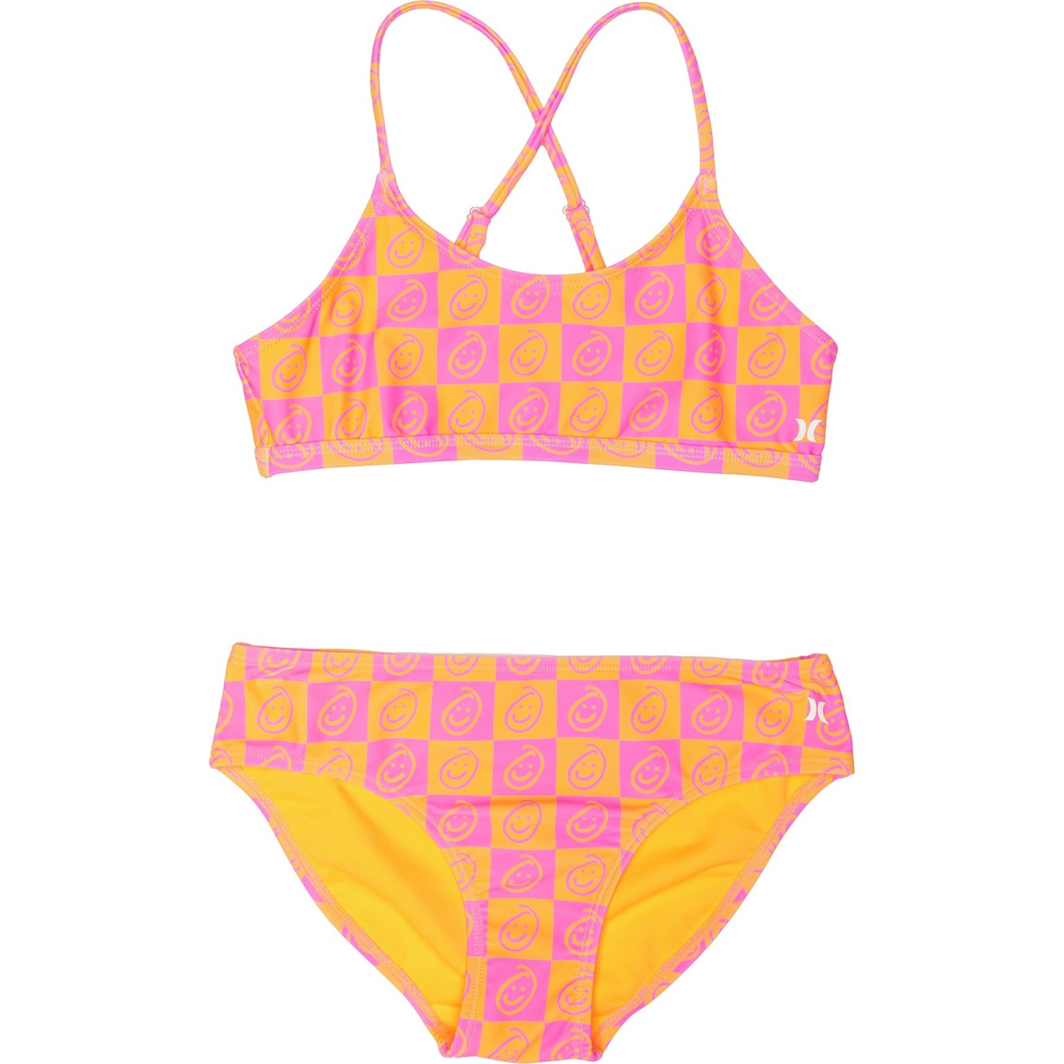 (取寄) ハーレー ビッグ ガールズ プリンテッド ビキニ セット Hurley Big Girls Printed Bikini Set Hurley Watermelon