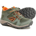 (取寄) メレル ボーイズ アウトバック ミッド ハイキング ブーツ Merrell Boys Outback Mid Hiking Boots Olive/Orange