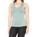 (取寄) エディーバウアー リサイクル ホライゾン タンク トップ - ビルト-イン ブラ Eddie Bauer Recycled Horizon Tank Top - Built-In Bra Chinois Green