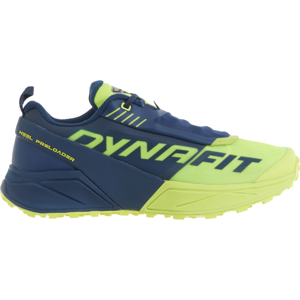 (取寄) ダイナフィット メンズ ウルトラ 100 トレイル ランニング シューズ Dynafit men Ultra 100 Trail Running Shoes (For Men) Poseidon/Fluo Yellow 3
