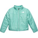 (取寄) ノースフェイス トドラー ガールズ リバーシブル モスブッド ジャケット - インサレーテッド The North Face Toddler Girls Reversible Mossbud Jacket - Insulated Wasabi