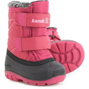 (取寄) カミック トドラー ガールズ サップリング スノー ブーツ - ウォータープルーフ Kamik Toddler Girls Sapling Snow Boots - Waterproof Black Rose