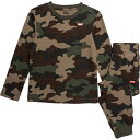 (取寄) リーバイス トドラー ボーイズ サーマル シャツ アンド パンツ セット - ロング スリーブ Levi's Toddler Boys Thermal Shirt and Pants Set - Long Sleeve Cypress Camo