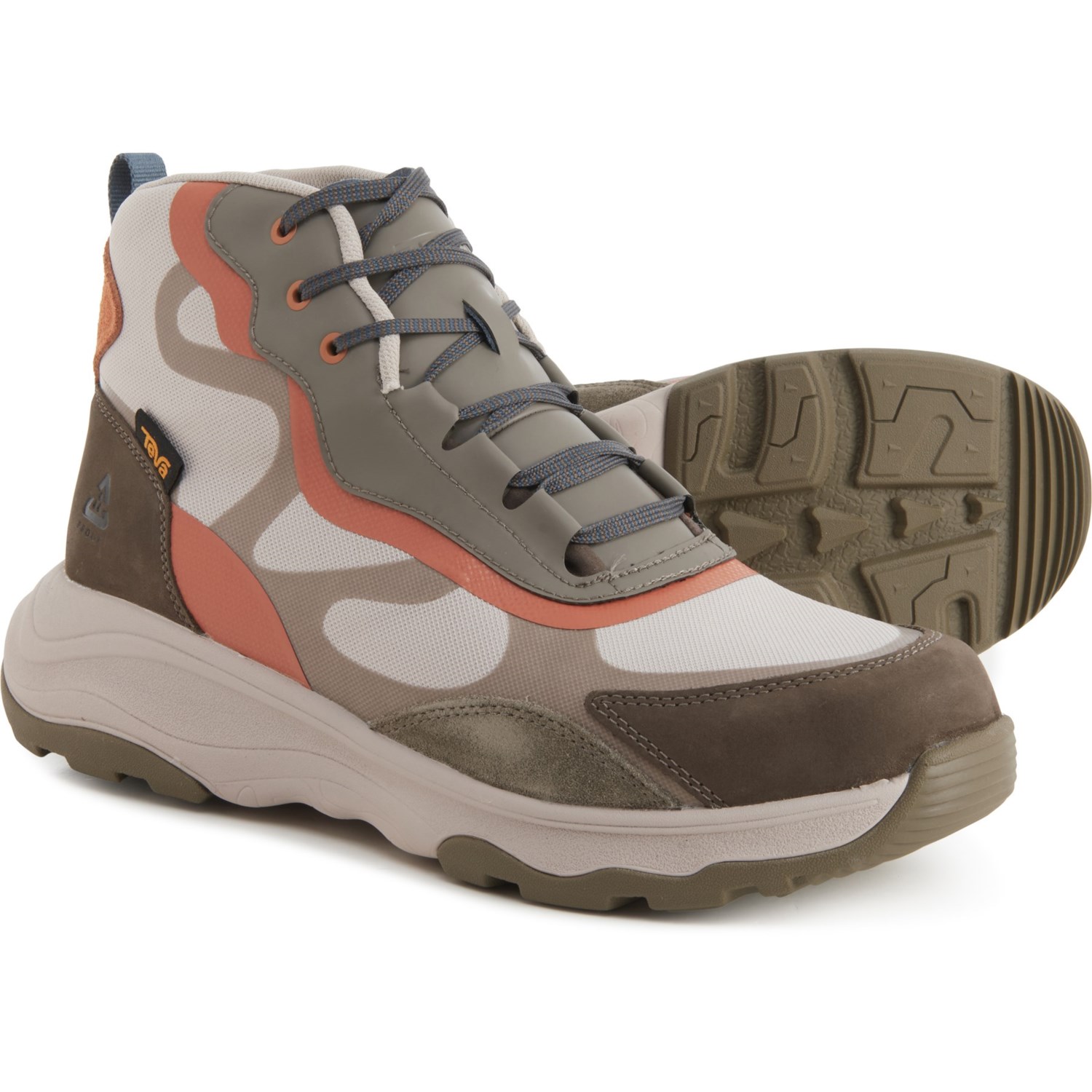 (取寄) テバ メンズ ゲオトレッカ ラピッド プルーフ ハイキング ブーツ Teva men Geotrecca RAPID PROOF Hiking Boots (For Men) Chateau Grey/ Bungee