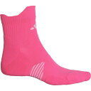 (取寄) アディダス メンズ ヒート.レディ ランニング ソックス adidas men HEAT.RDY Running Socks (For Men) Solar Pink/White