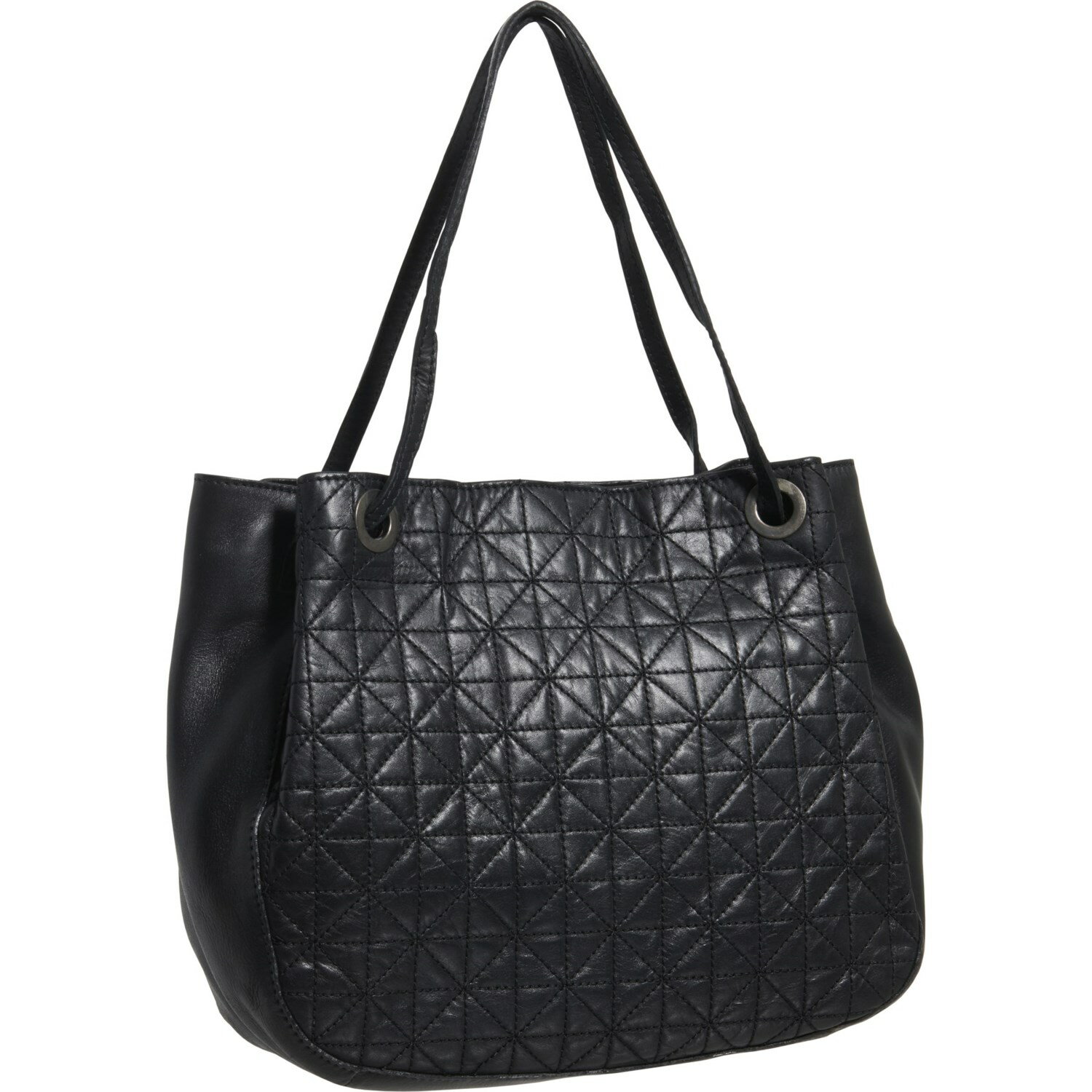 () XeBb`EF fB[X Lebh g[g obO Stichwell women Quilted Tote Bag (For Women) Black