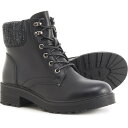 () ANAfB[o fB[X ubg [X u[c AquaDiva women Britt Lace Boots (For Women) Black Leather