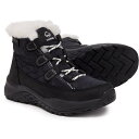 (取寄) ウルヴァリン レディース ルートン キルテッド ミッド ウィンター ブーツ Wolverine women Luton Quilted Mid Winter Boots (For Women) Black