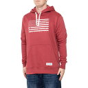 () CtCYObh NVbN tbO p[J[ Life is good Life is good Classic Flag Hoodie Faded Red