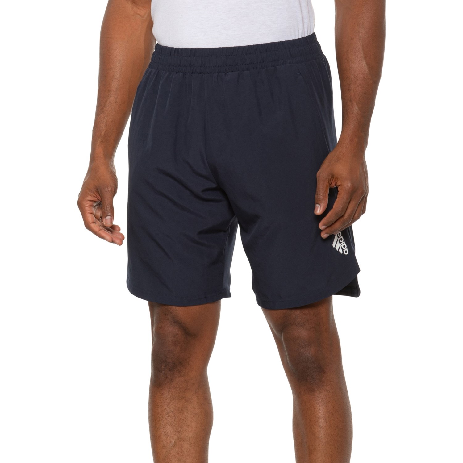 (取寄) アディダス エアロレディ ムーブメント ショーツ - 9インチ adidas AEROREADY Movement Shorts - 9” Legend Ink