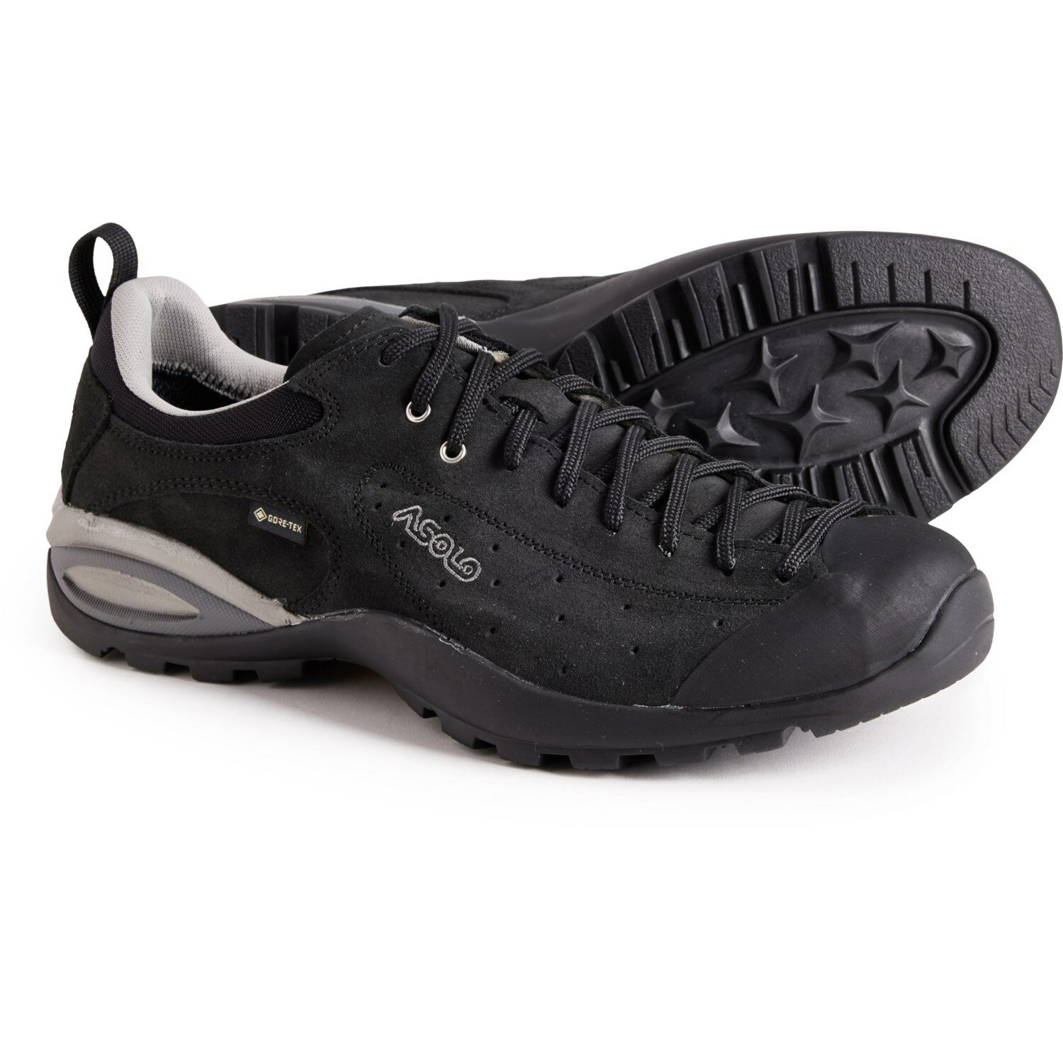 (取寄) アゾロ メンズ メイド イン ヨーロッパ シバ GV ゴア-テックス ハイキング シューズ Asolo men Made in Europe Shiver GV Gore-Tex Hiking Shoes (For Men) Black