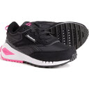 (取寄) リーボック ガールズ フォルテ レーザー スニーカー Reebok Girls Forte Racer Sneakers Black/Laser Pink