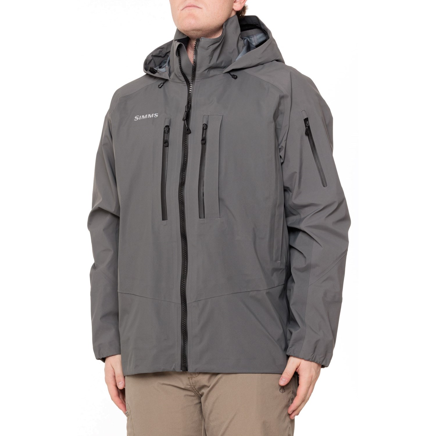 () VX G4 SA-ebNX v EF[fBO WPbg - EH[^[v[t Simms G4 Gore-Tex Pro Wading Jacket - Waterproof Slate