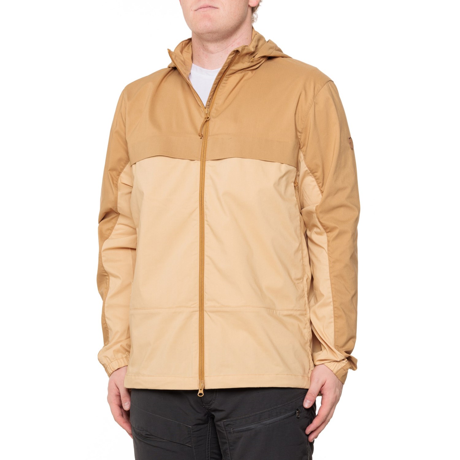 (取寄) フェールラーベン アビスコ ハイキング ジャケット Fjallraven Abisko Hiking Jacket Dune Beige-Buckwheat Brown