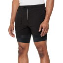 (取寄) ヒット ショーツ - ビルト-イン ライナー ショーツ VASSA Hiit Shorts - Built-In Liner Shorts Black