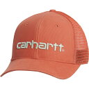 カーハート (取寄) カーハート メンズ 195836 メッシュ-バック ロゴ グラフィック ベースボール キャップ Carhartt men 195836 Mesh-Back Logo Graphic Baseball Cap (For Men) Desert Orange