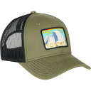 取寄 パークハット メンズ ヨセミテ トラッカー ハット ParkHats men Yosemite Trucker Hat For Men Loden/Black