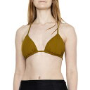 () r^~ A AbvTCNh MA bv rLj gbv VITAMIN A Upcycled Gia Wrap Bikini Top Matcha