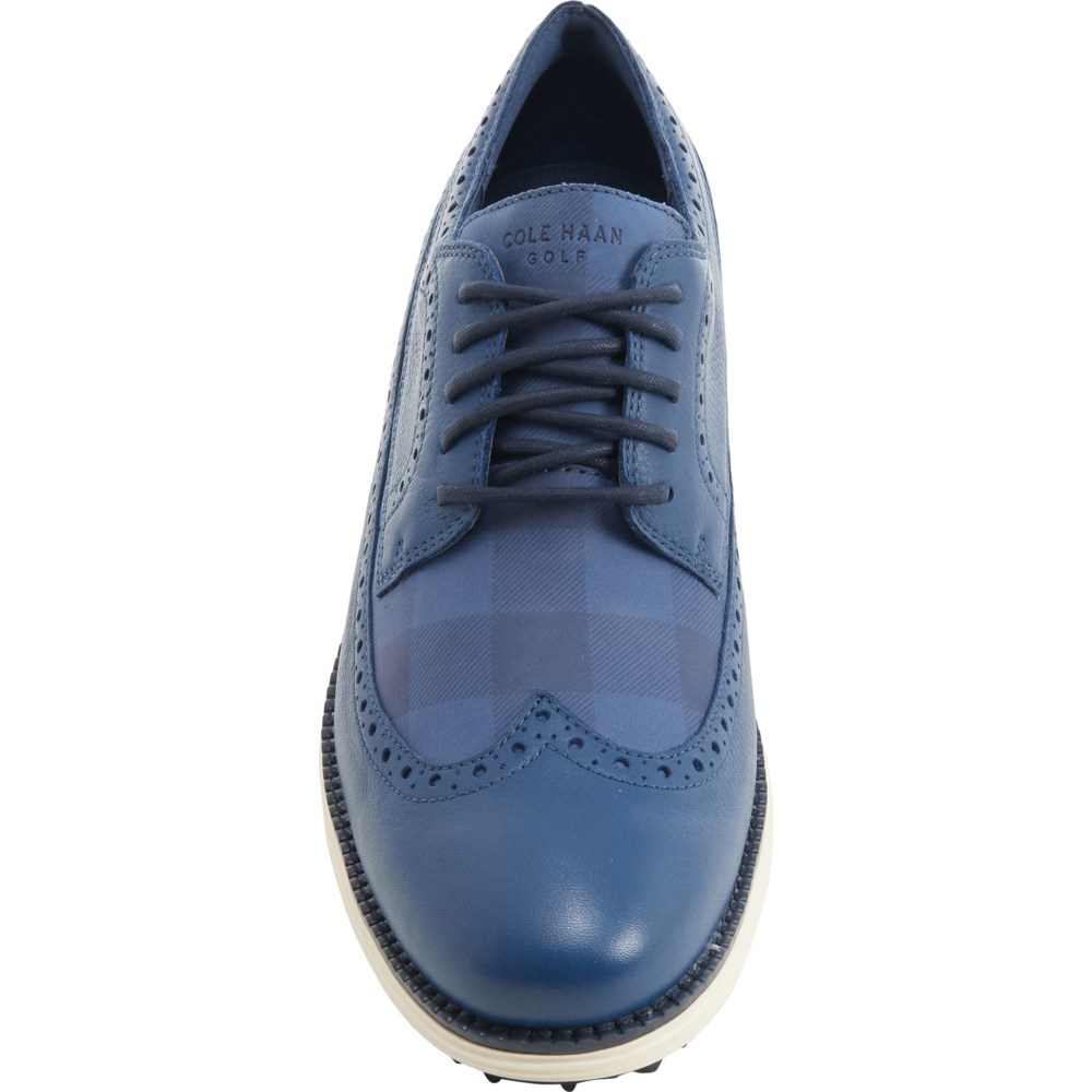 (取寄) コールハーン メンズ ウィングチップ オックスフォード ゴルフシューズ Cole Haan men OriginalGrand Wingtip Oxford Golf Shoes (For Men) Ensign Blue/Navy Blazer/Ivory