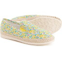 () GXv fB[X G~A Xbv-I GXph[ ESPRIT women Emilia Slip-On Espadrilles (For Women) Green Yellow Floral