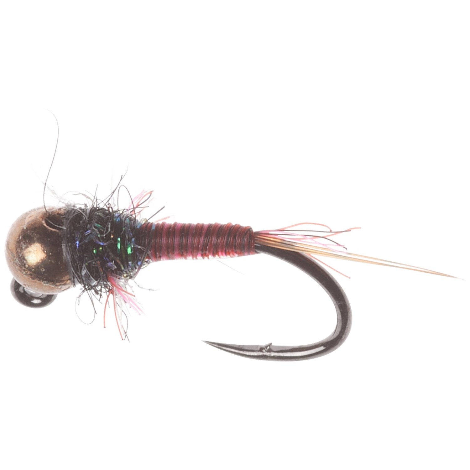 () 󥿥ʥե饤ѥˡ  PLT ˥ ե饤 -  Montana Fly Company Keller's Jig PLT Nymph Fly - Dozen Red