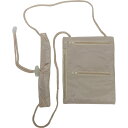 () GtH[X gx ZLeB lbN |[` GFORCE Travel Security Neck Pouch Tan