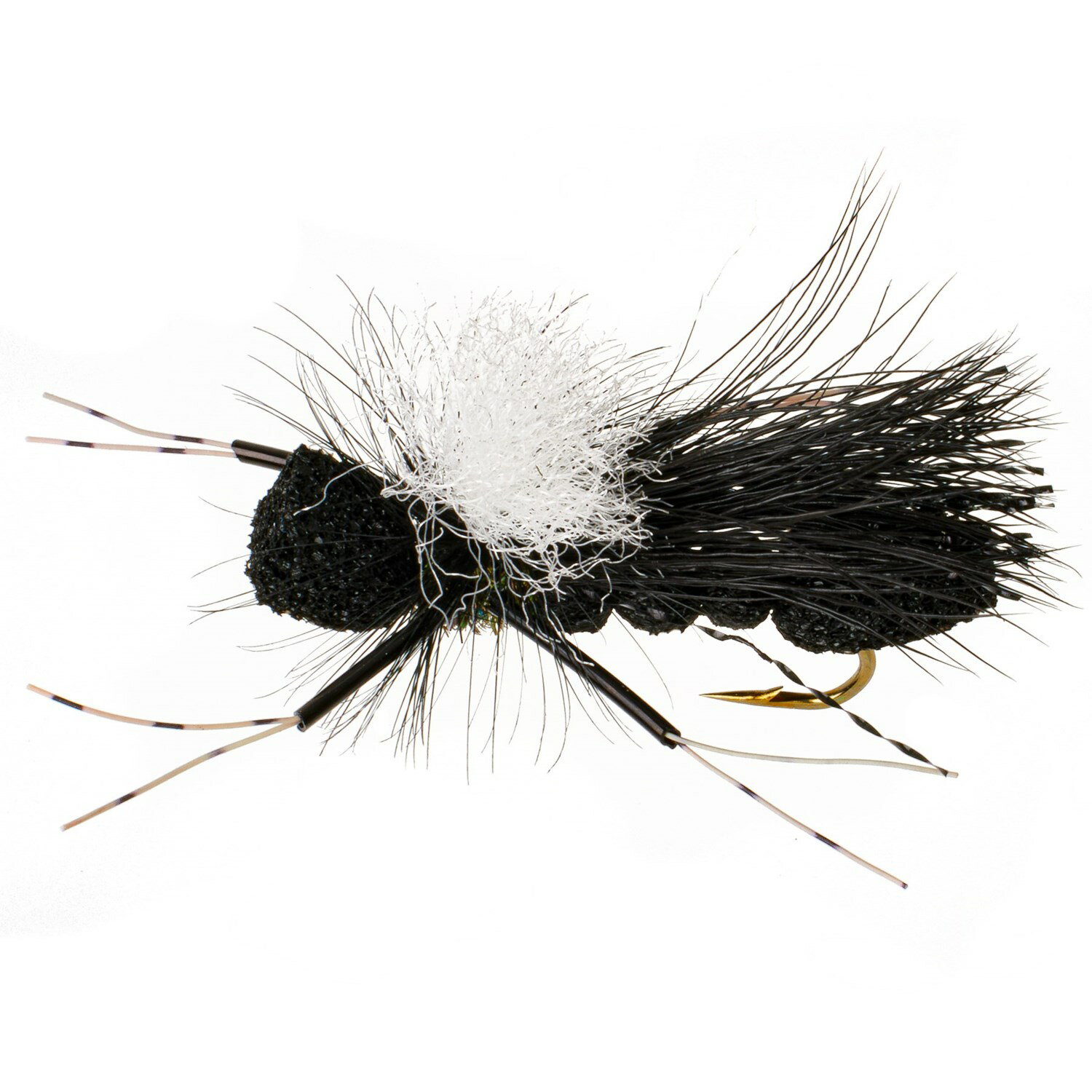 () 󥿥ʥե饤ѥˡ å㡼 ե PMX ɥ饤 ե饤 -  Montana Fly Company Swisher's Foam PMX Dry Fly - Dozen Black