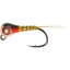 () 󥿥ʥե饤ѥˡ    ѡǥ ˥ ե饤 -  Montana Fly Company Jig Quill Rib Perdigon Nymph Fly - Dozen Yellow/Fl. Orange