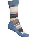 () X}[gE[ fB[X T^[XtBA XgCv \bNX SmartWool women Saturnsphere Stripe Socks (For Women) Mist Blue