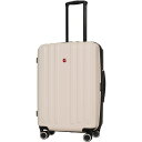 (取寄) スイスギア 24インチ スピナー スーツケース - ハードサイド, エクスパンダブル, Swiss Gear 24” 8028 Spinner Suitcase - Hardside, Expandable, Pink-Grey Pink/Grey