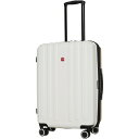 (取寄) スイスギア 24インチ スピナー スーツケース - ハードサイド, エクスパンダブル, Swiss Gear 24” 8028 Spinner Suitcase - Hardside, Expandable, Ivory-Taupe Ivory/Taupe