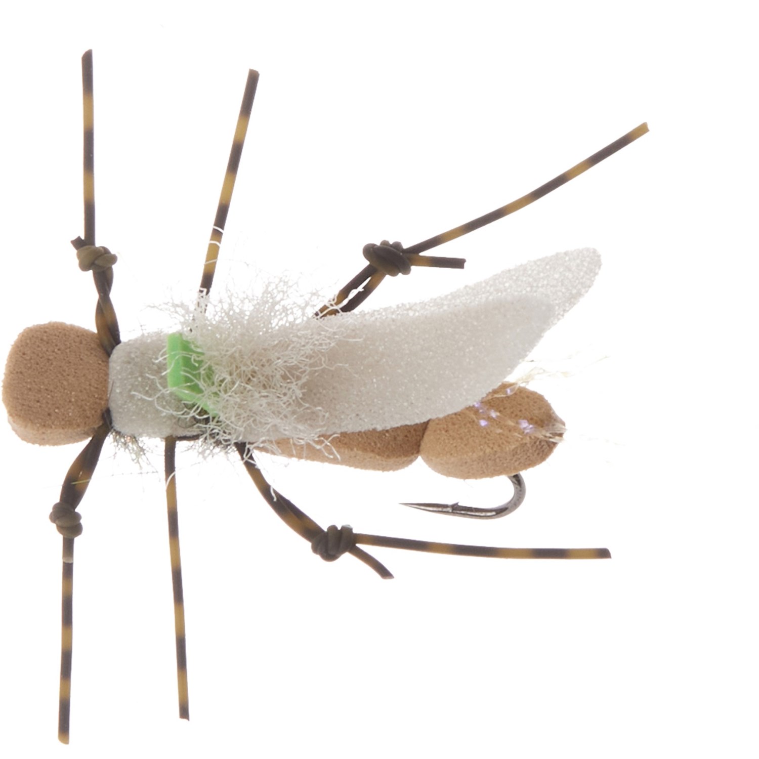 () 󥿥ʥե饤ѥˡ   ɥ饤 ե饤 -  Montana Fly Company Water Walker Dry Fly - Dozen Light Tan/Peacock