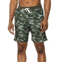 (取寄) エディーバウアー ストレッチ カモ ボレー スイム トランクス - Upf 50, コンプレッション ライナー ショーツ Eddie Bauer Stretch Camo Volley Swim Trunks - UPF 50, Compression Liner Shorts Dk. Loden