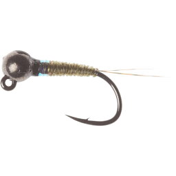 (取寄) モンタナフライカンパニー ユアンズ ジェダイ ニンフ フライ - ダズン Montana Fly Company Juan's Jiggidy Jedi Nymph Fly - Dozen Olive