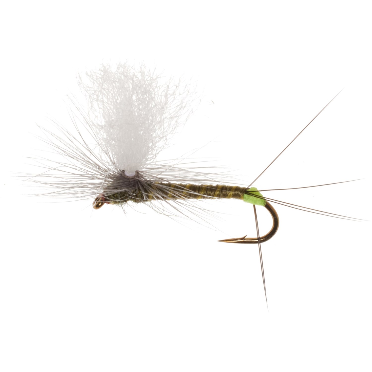 () 󥿥ʥե饤ѥˡ ۥå ݥå ѥ- ɥ饤 ե饤 -  Montana Fly Company Hot Spot Para-Wulff Dry Fly - Dozen Green Drake