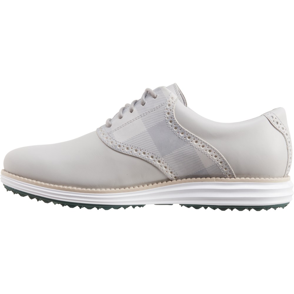 (取寄) コールハーン メンズ サドル ゴルフシューズ Cole Haan men OriginalGrand Saddle Golf Shoes (For Men) Microchip/Sleet/Optic White/Tropical 3