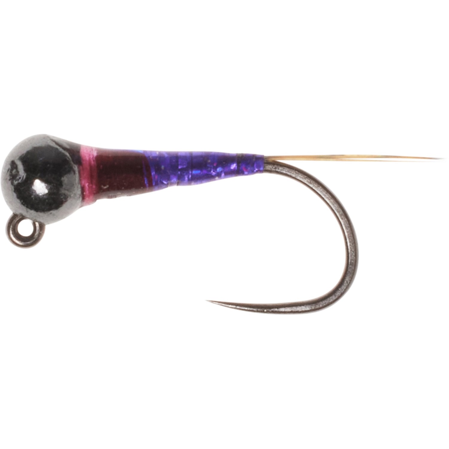 () 󥿥ʥե饤ѥˡ ѥ˥å ֥å ˥ ե饤 -  Montana Fly Company Spanish Bullet Nymph Fly - Dozen Purple/Wine