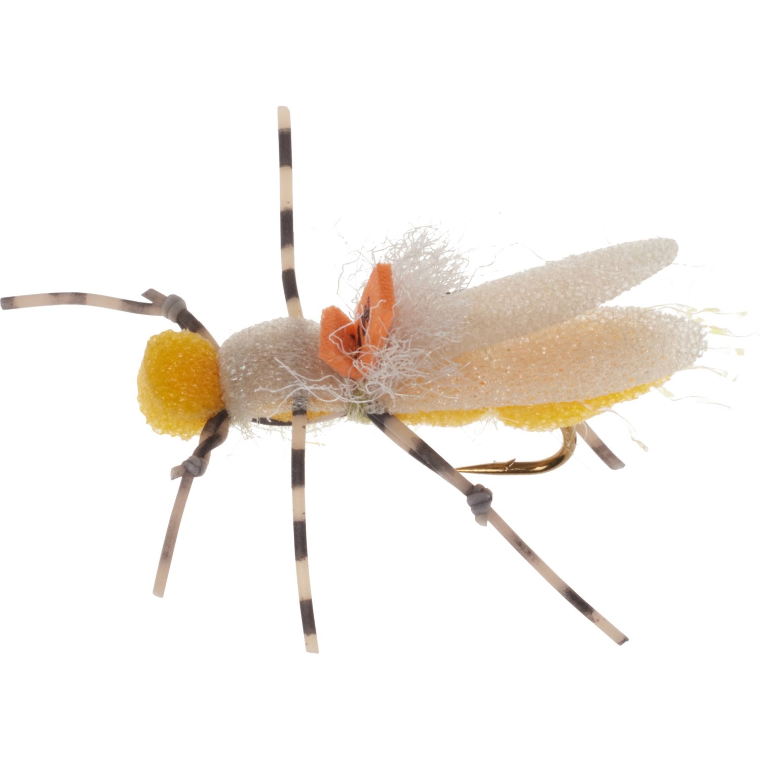 (取寄) モンタナフライカンパニー ウォーター ウォーカー ドライ フライ - ダズン Montana Fly Company Water Walker Dry Fly - Dozen Peanut/Uv Light Yellow