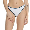 () VE ~[ A [[ uh J[ubN g[ rLj {g Show Me Your Mumu Ribbed Color-Block Monterey Bikini Bottoms White