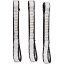 () ֥å 12  ͥå ɥåܡ - 3-ѥå, 12 cm BLACK DIAMOND 12 mm Dynex Dogbone - 3-Pack, 12 cm White/Black